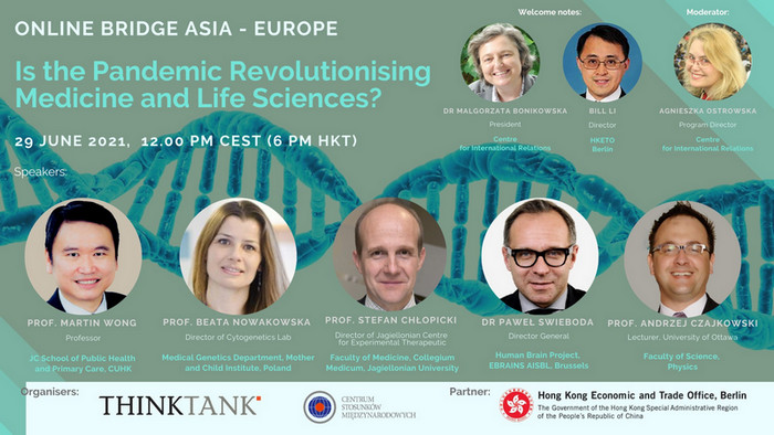 Online Seminar: Is the Pandemic revolutionizing Medicine and Life Sciences?