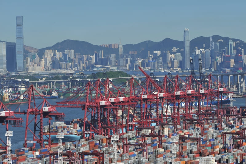Kwai Tsing Container Terminals – The Government seeks to boost Hong Kong’s economy.
