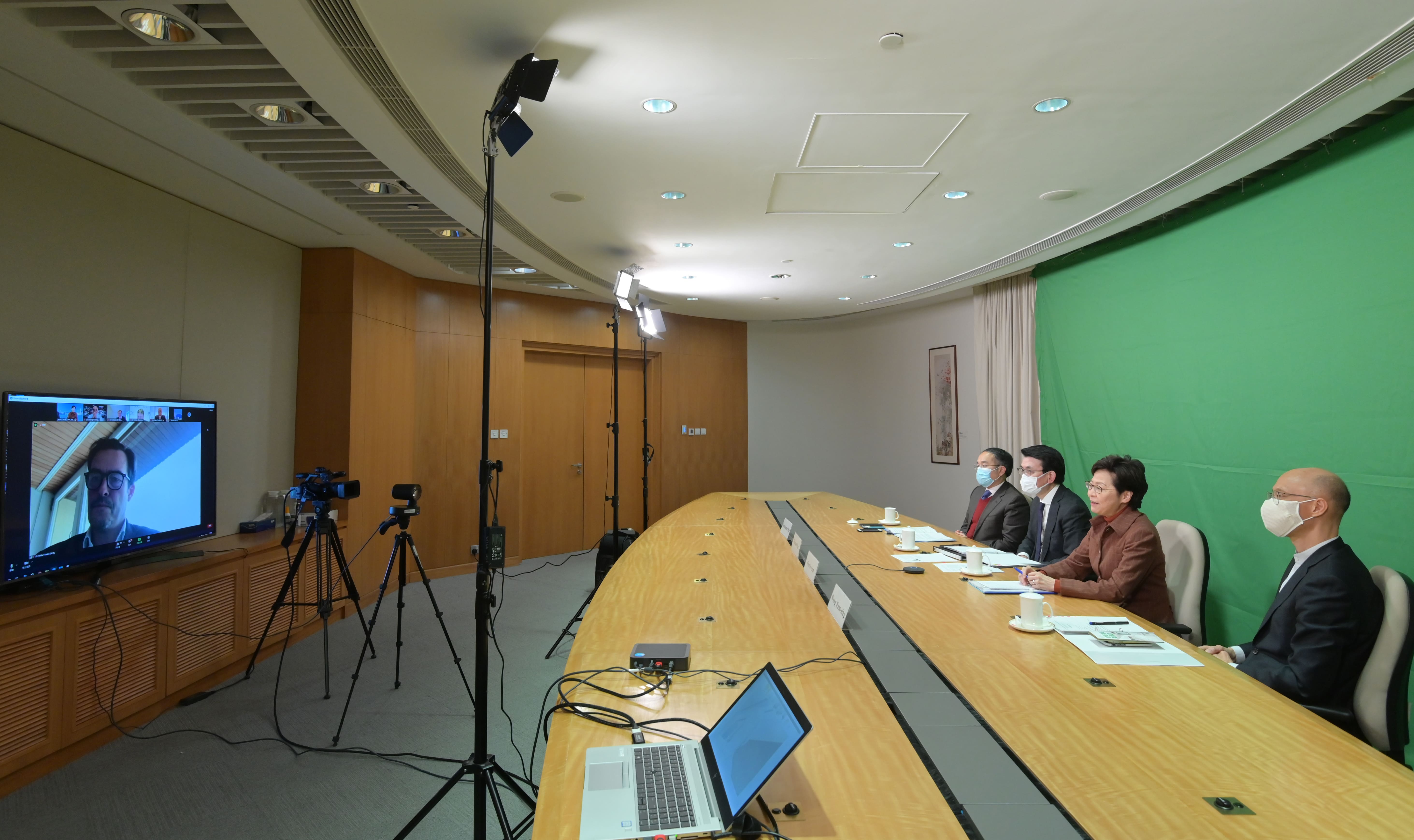 The Chief Executive addressed European business community