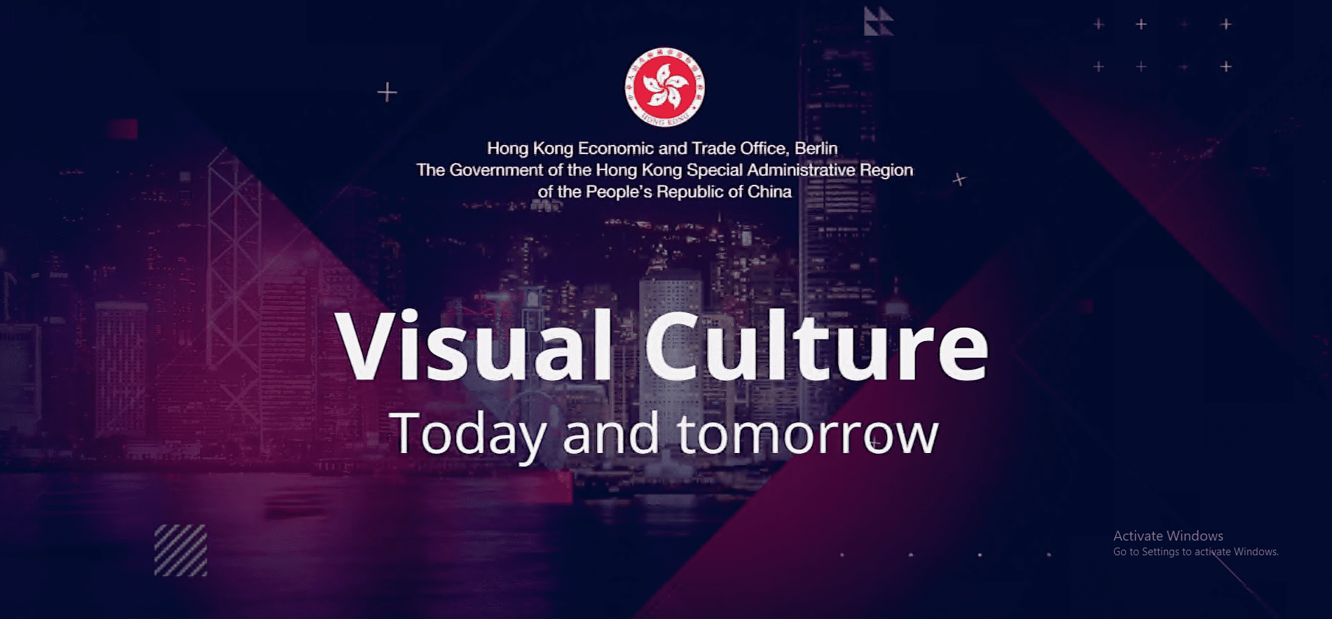 Webinar on Hong Kong’s visual culture in times of the pandemic