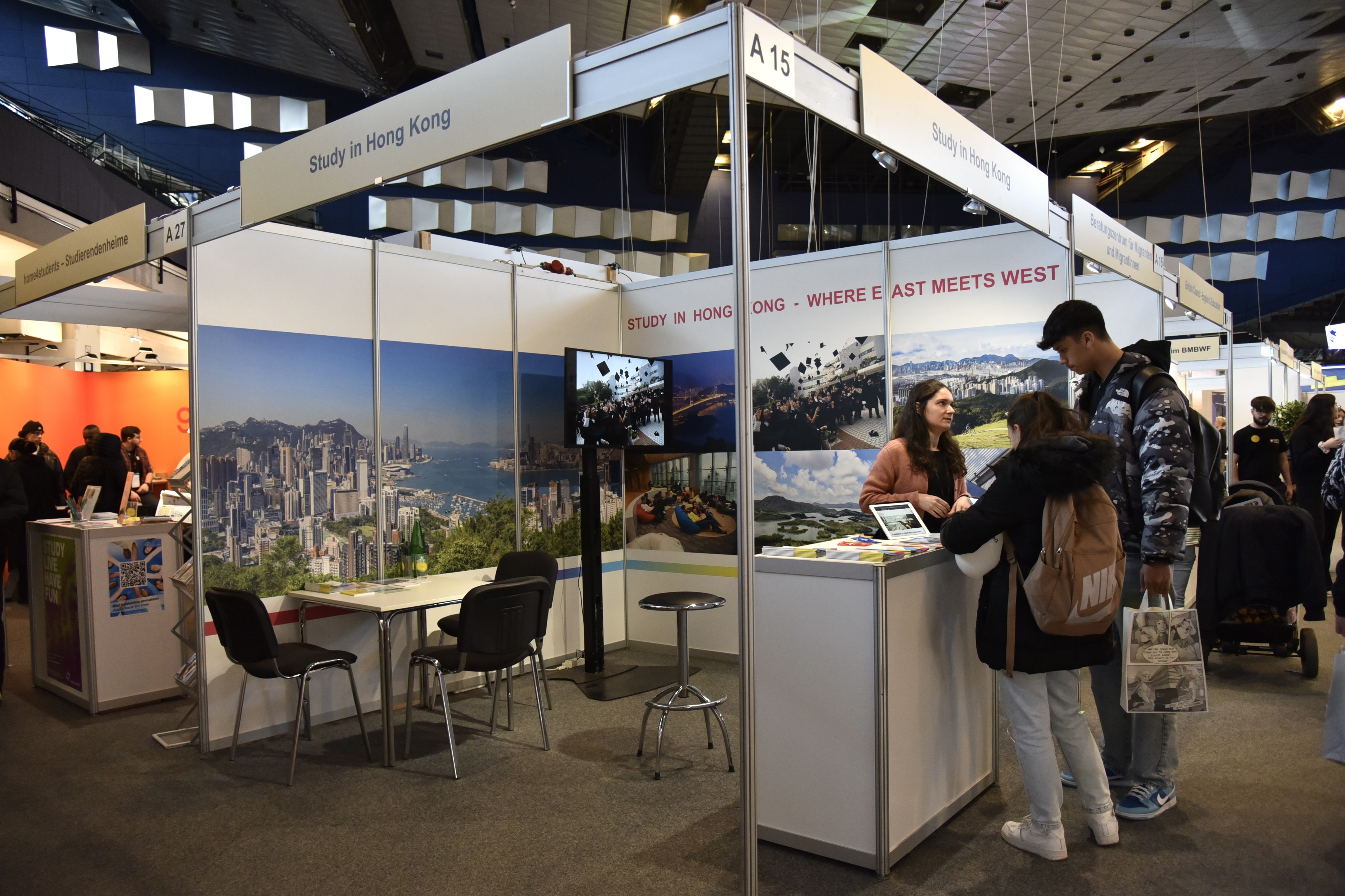 Das HKETO Berlin stellte die Studienmöglichkeiten in Hongkong vor.