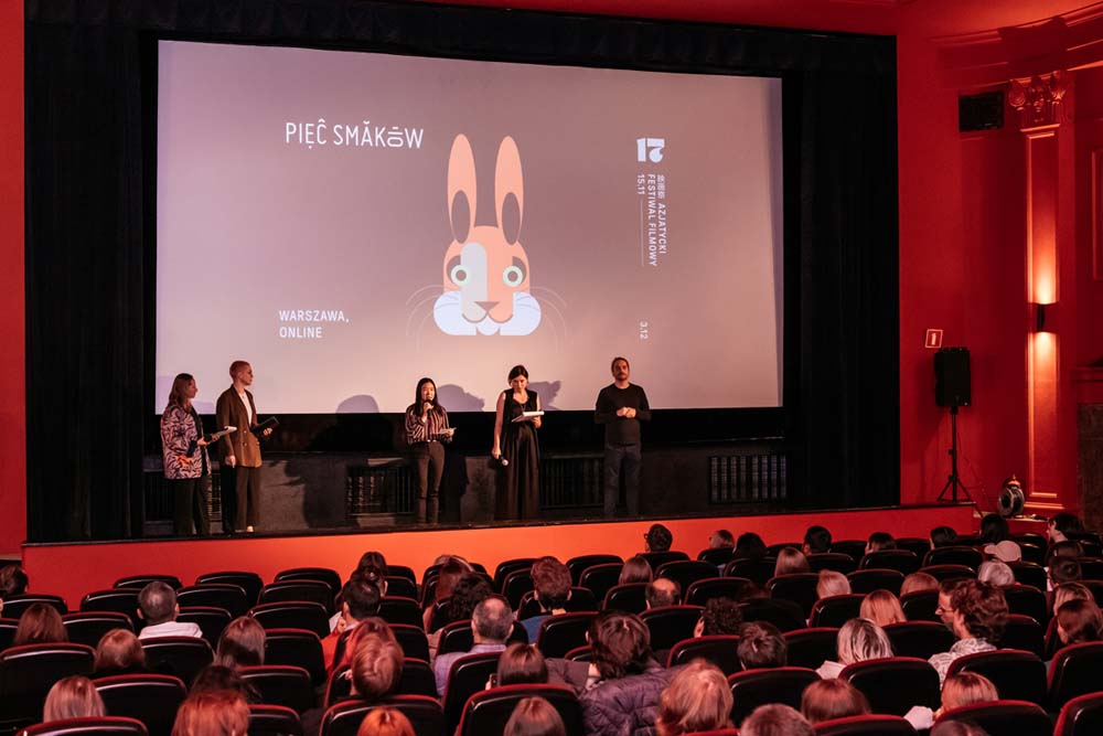 Ms Bonnie Ka, Acting Director of HKETO Berlin, at the Five Flavours Asian Film Festival in Poland on November 15 (Warsaw time).