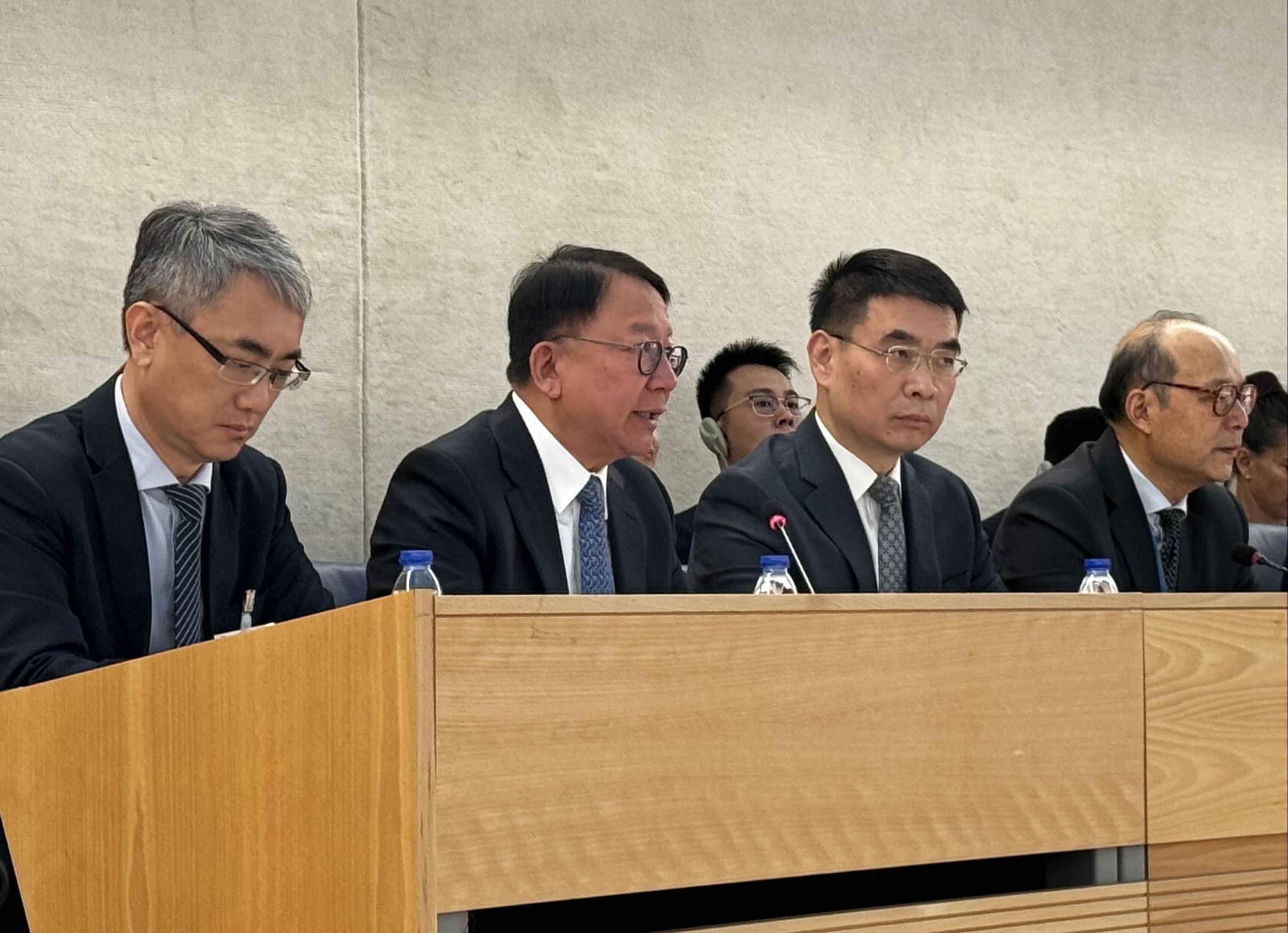 Firm and robust response by CS on human rights situation of HKSAR