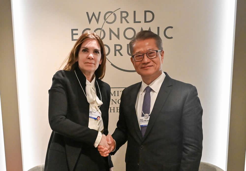Financial Secretary continues to attend World Economic Forum Annual Meeting