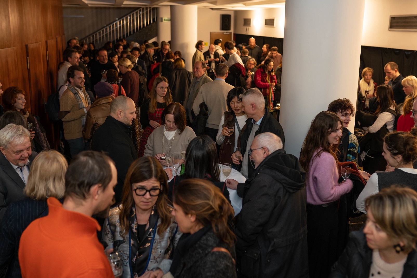 The Hong Kong Economic and Trade Office, Berlin supported the screening of Hong Kong films at the Filmasia festival held in Prague, Czechia. Photo shows the reception after the screening of “The Last Dance”.
