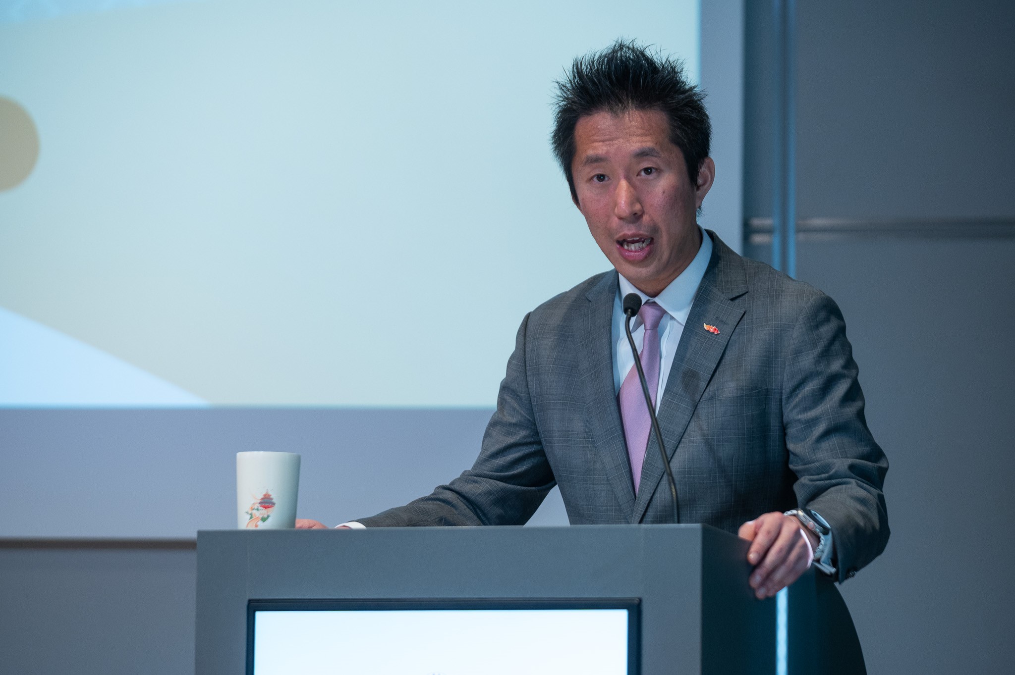 香港駐柏林經濟貿易辦事處（駐柏林經貿辦）於三月三日（盧布爾雅那時間）在斯洛文尼亞盧布爾雅那舉辦新春酒會慶祝馬年。駐柏林經貿辦處長黃文忠在酒會上致歡迎辭。