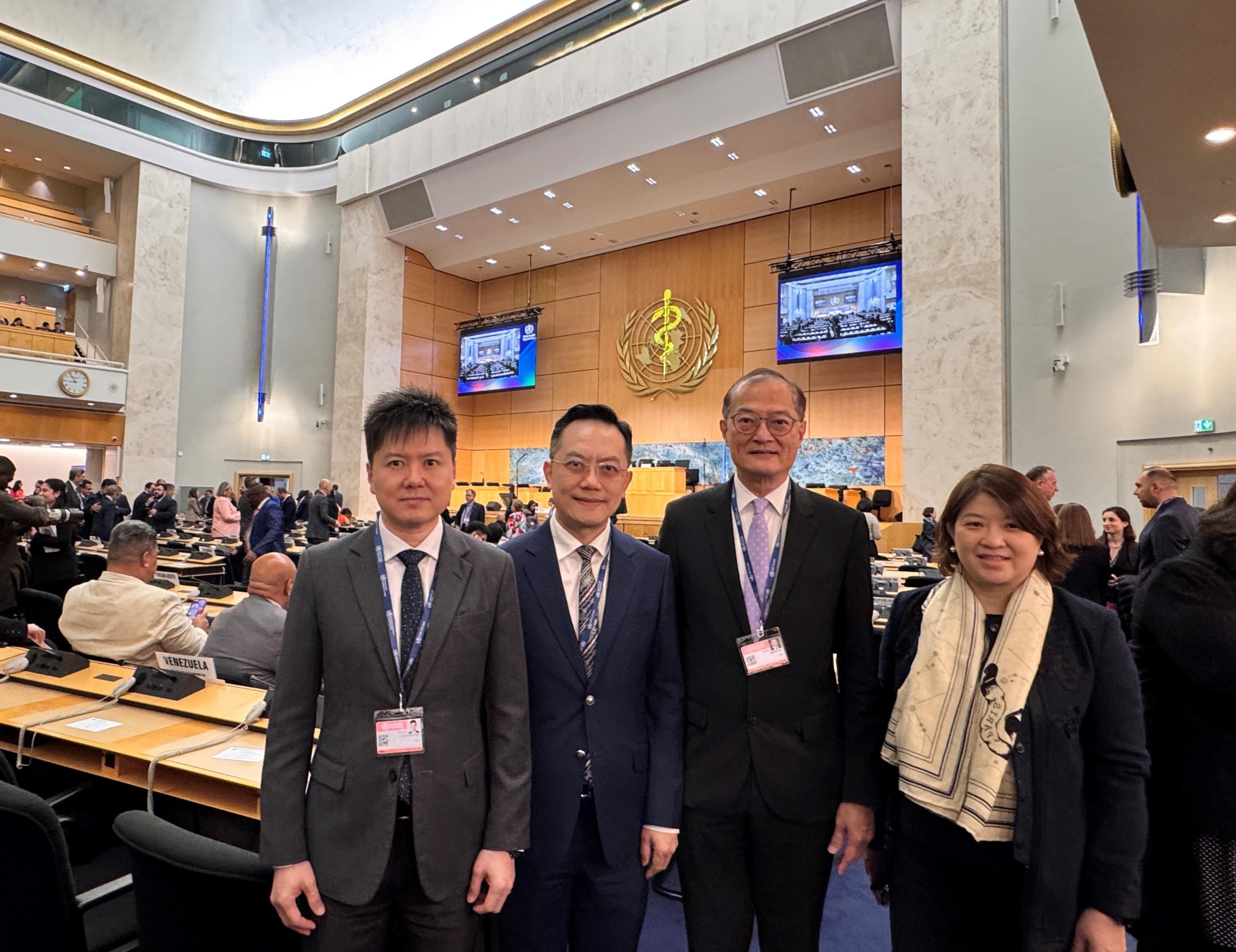 Secretary for Health attends 79th World Health Assembly in Geneva