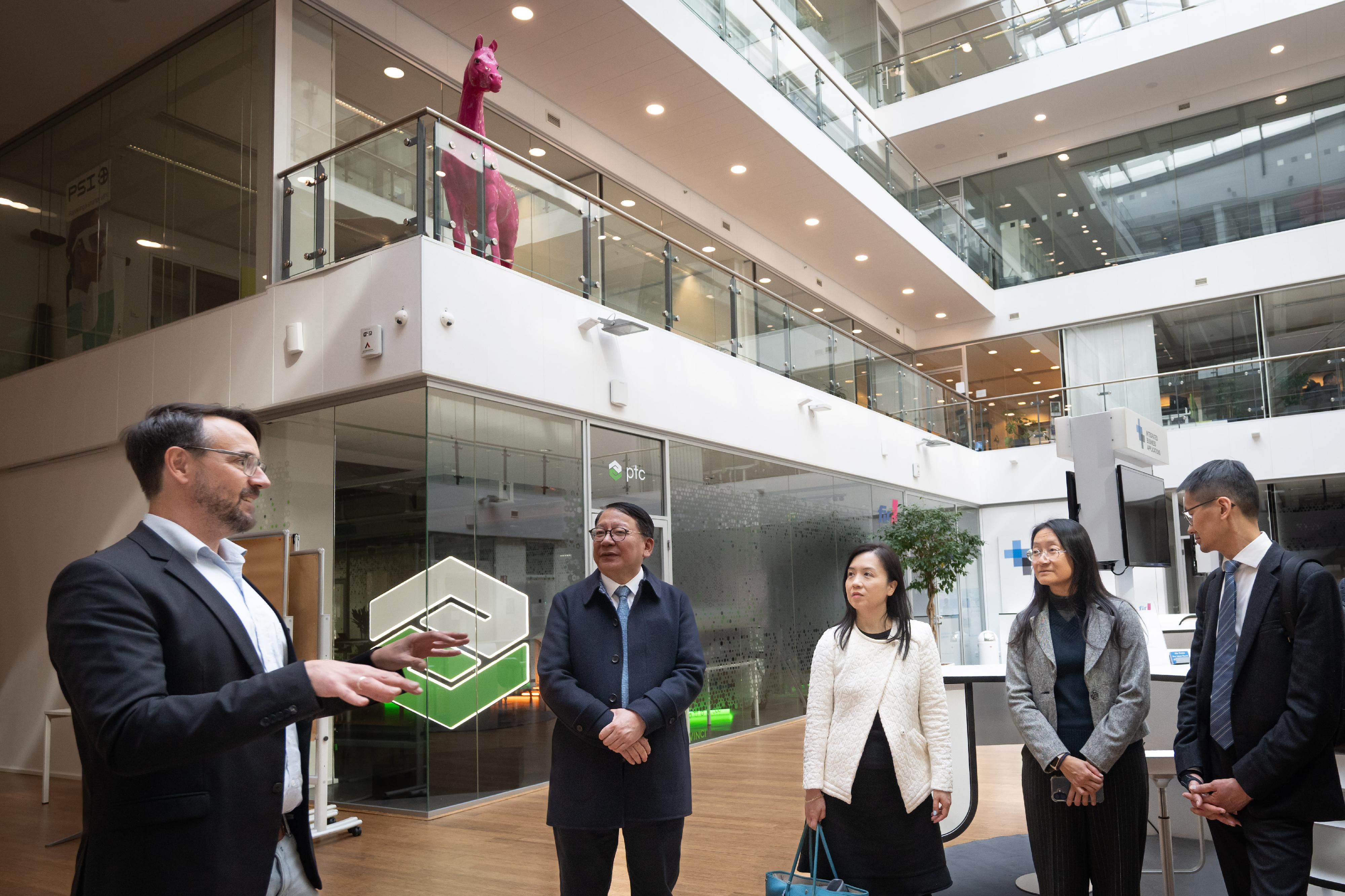 Chief Secretary leads delegation of Working Group to commence visit to Germany